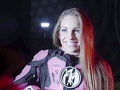 Katrina seducing a hot robotic humanoid Jessa Rhodes