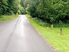 RISKY Roadside Public Fuck & Cum Gargle