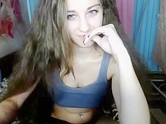 Sexy long curly hair striptease  long hair  hair 1