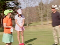 Golfing with an incredible Asian tart sounds like a good idea