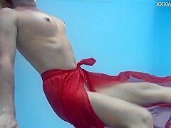 Russian Gorgeous Beauty Horny In The Pool