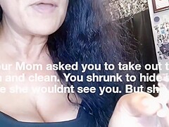 Giantess Mom Stomps on Son