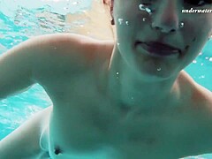 Underwater Babe And Horny With Nina Wet