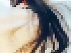 Smartphone personal photo shoot Before going out, I stood back with a long-haired cabin attendant♪.4