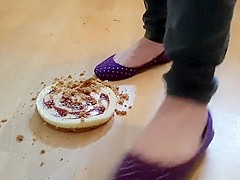 Pie Custard Crush In My Well Worn Purple Ballet Shoes Sticky Messy
