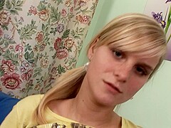 Blonde Teen 18+ Beauty Lets Me Cum On Her Incredible Huge Tits - Marry Queen