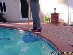 Poolman Makes Ebony Honey Gold Squirt