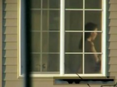 My neighbors nudity is getting voyeured in the window