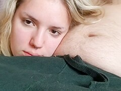 Cute Young Girl Plays with Butt Plug in Grocery Store