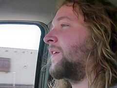 Hard cocked guy is banging this nasty whore while his friend is filming them