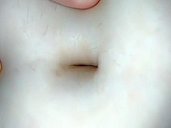 look my wife's belly button
