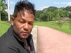 Tugjob porn video featuring Jbrown and Alessandra Lins