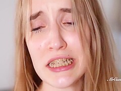 Polly Yangs - 19-year Old With Braces Has Perfect Dd Tits