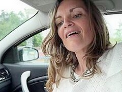 I Fuck A Milf In A Parking Lot And She Swallows My Cum