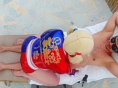 Ginger Harley Quinn Cosplay Creampie