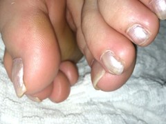 Mature girlfriend sexy feet and toes