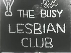 Old-timey flatchested dyke fucks herself with dildo then turns over for more