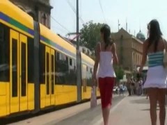 White skirt bitch is so fabulously looking in the vid