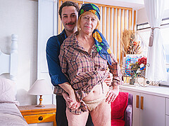 first anal sex with a ugly granny