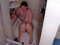 Caught In The Shower Masterbating