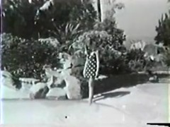 Two Girls at a Pool