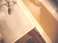 Hot full back panty view from dressing room amateur