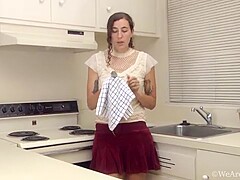 Housework Makes Hairy Woman Artemis Horny