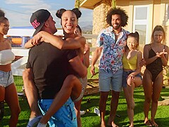 Project DTF: Pool Party Video With Robby Echo, Van Wylde, Damon Dice, Alexis Tae, Lulu Chu, Kylie Ro