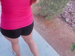 Tiny breasted bitch Brynn Jay got her mouth full of jizz in her first video
