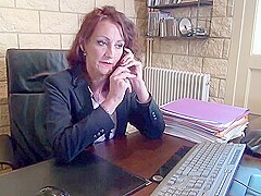Secretary Is Being Fisted And Fucked By Her Boss In The Office