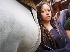 Mulher Olhando Volume Esporrado Manjada Incrivel no Busao