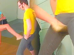 ballbusting gym compilation