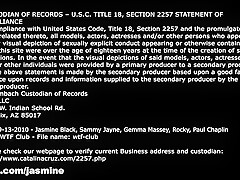 Gemma Massey & Jasmine Black & Sammy Jayne & Paul Chaplin & Rocky in WTF Club - Jasmine Black Videos