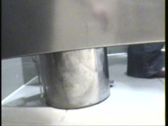 Slim babe is the main heroine of toilet voyeur stories