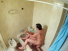 FAKings - Bathroom fuck with a spanish blonde