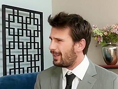Honey brunette French MILF Diana Prince in handjob porn video