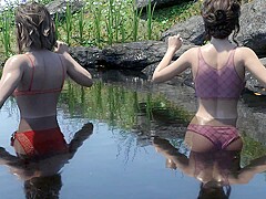 The Castaway Story Warm Water And Two Sexy Girls In Bikini Episode 21