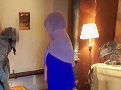 Hijab girls in war zone