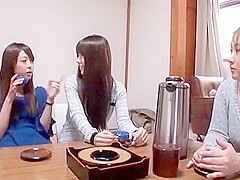 Exotic Japanese chick Sae Aihara, Yui Hatano in Horny Softcore JAV video