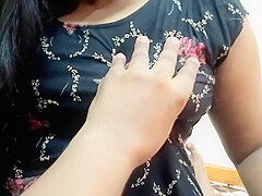 HOT INDIAN GIRL BOOB PRESS, BLOWJOB, PUSSY LICKING, DOGGY FUCK LOUD MOANING