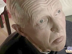 Very Old Man Fucks Very Young Girl And Cums On Tongue
