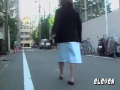 Amorous tall vixen having sharking encounter during nice long walk