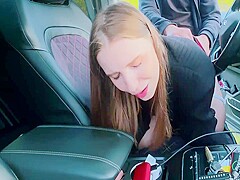 Stacy Starando And Alan Fisk - Car Slut Sucks & Gets Fucked After Catching A Public Jerk - Pov