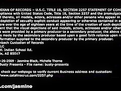 Jasmine Black & Michelle Thorne in Busty Presents - Jasmine Black Videos