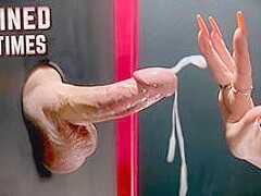 Hard Cock Gets Edged & Ruined 3 Times At The