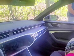 Fellatio Into Vehicle - Stranger Caught And Watched Us