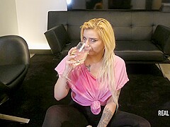 Goddess Kaiia Controls & Slaps Lianna's Girlcock - Pissvids