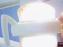 Mischa Cross getting pussy hammered by big dick dentist