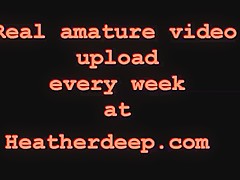 HD Heather Deep Does Heather Harmon Valentines Day Parody shot glass cum swallow in babydoll