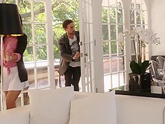 Boyfriend doggystyle fuck Aaliyah Hadids pussy